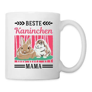 Beste Kaninchen Mama Häschen Hase Kaninchen - Tasse - Weiß - Rechts