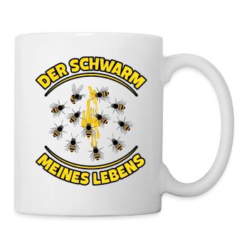 lustige und witzige Imker Geschenke Imkereibedarf - Tasse - Weiß - Rechts