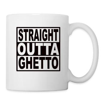Straigt Outta Ghetto - Mug - white - Right