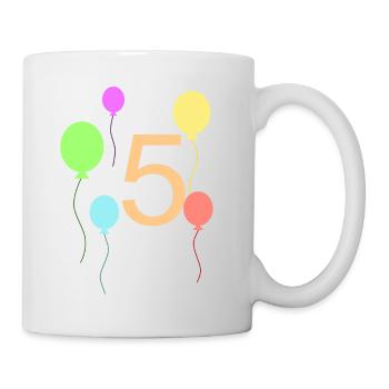 Luftballon - Tasse - Weiß - Rechts