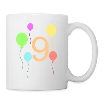 Luftballon - Tasse - Weiß - Rechts