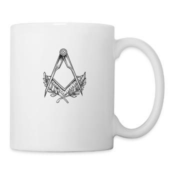 Franc-Maçon I Oeil de la Providence Loge motif - Mug blanc - blanc - Droite