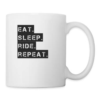 Horseback riding - eat. Sleep. Ride. repeat. - Mug - white - Right