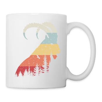 Steinbock - Tasse - Weiß - Rechts