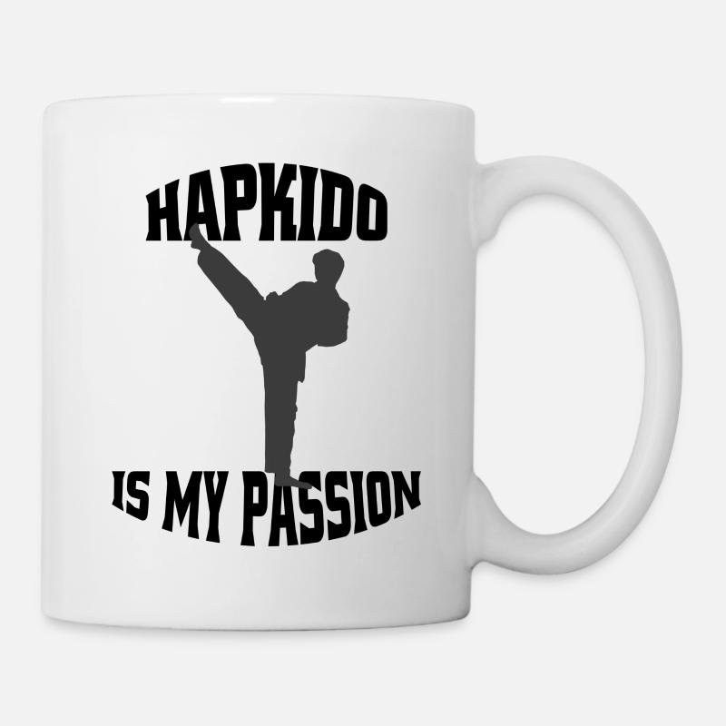 Hapkido Aikido Judo Kampfkunst Training Kampfsport - Tasse - Weiß