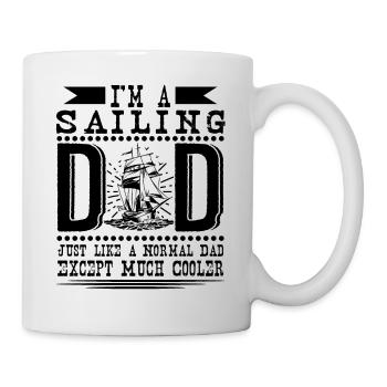 Cool Sailing Dad Funny Sailor Quotes - Mug - white - Right