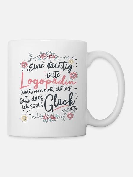 Logopädin Logopädie - Tasse - Weiß