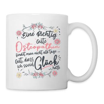Ostheopathin - Tasse - Weiß - Rechts