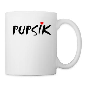 Pupsik russischer Slogan St. Valentine's Day - Tasse - Weiß - Rechts