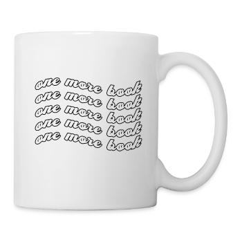 Funny One More Book Nerds Book Worm Library - Tasse - Weiß - Rechts