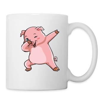 Dabbing Pig Winner Sow - Mug - white - Right