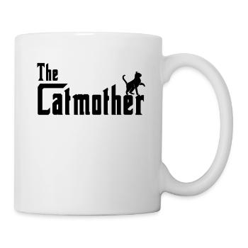 The Catmother - beste Katzenmama Katzen Catmom - Tasse - Weiß - Rechts