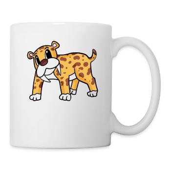 Saber-toothed tiger - Mug - white - Right