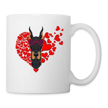 Doberman Lover I Dog Lover I Doberman - Mug - white - Right
