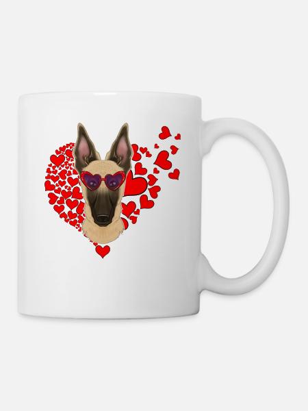 Malinois Lover I Dog Lover I Malinois - Mug - white