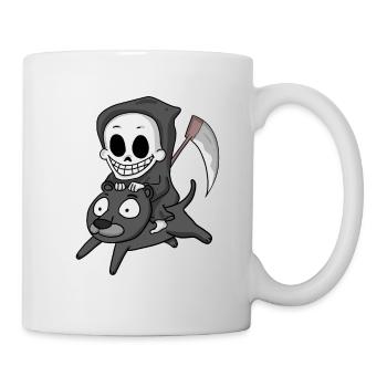 Grim Reaper and Black Panther - Mug - white - Right