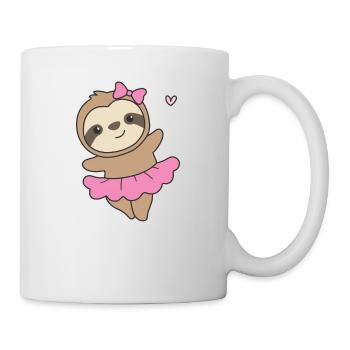 Les paresseux dansent le ballet mignons paresseux dansent - Mug blanc - blanc - Droite