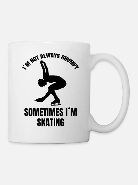 Patinage sur glace Patinage artistique Patinage artistique Patinage artistique - Mug blanc - blanc