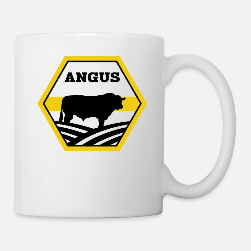 Éleveur de bovins - Angus Cow - Mug blanc - blanc