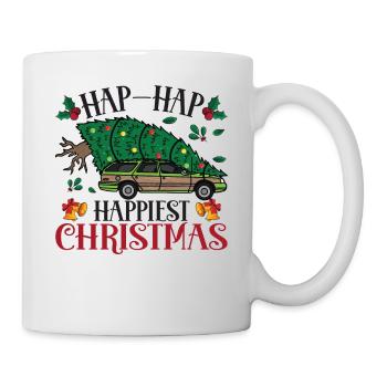 Happiest Christmas Tree Carrying Truck - Mug - white - Right