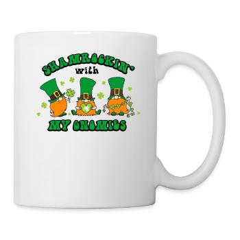 Shamrockin With My Gnomies Patricks Day - Mug - white - Right