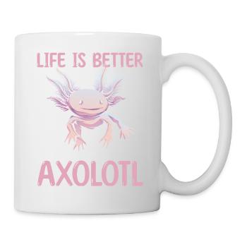 Life Is Better With An Axolotl - Mug - white - Right