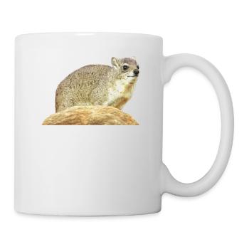 Klippschliefer - Schliefer - Wüstenschliefer - Mug blanc - blanc - Droite