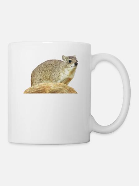 Klippschliefer - Schliefer - Wüstenschliefer - Tasse - Weiß