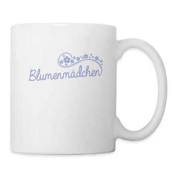 Blumenmädchen Ehe Blumen Kind Hochzeit - Tasse - Weiß - Rechts