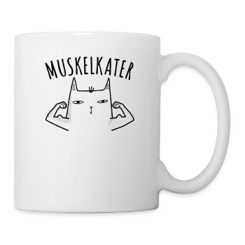Fitness Fitnesstrainer Bodybuilder Muskelkater Gym - Tasse - Weiß - Rechts