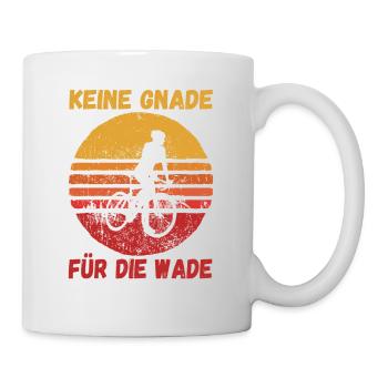 Keine Gnade für die Wade Rennradfahrer Rennrad - Tasse - Weiß - Rechts