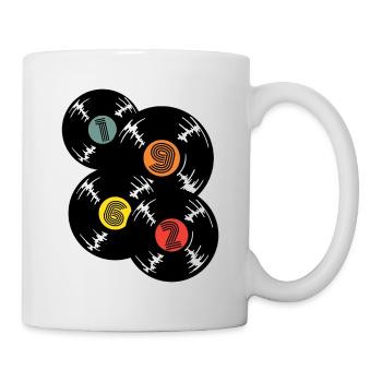 1962 Année de naissance Millésime - Mug blanc - blanc - Droite