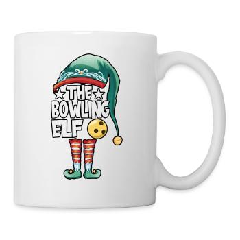 Christmas The Bowling Elf Costume Bowlers Bowling - Mug - white - Right