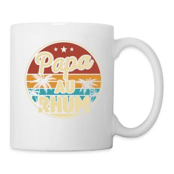 Papa Au Rhum - Mug blanc - blanc - Droite