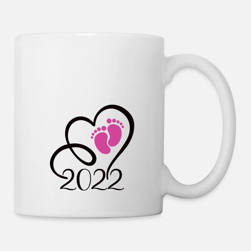 Mama 2022 Mädchen - Tasse - Weiß