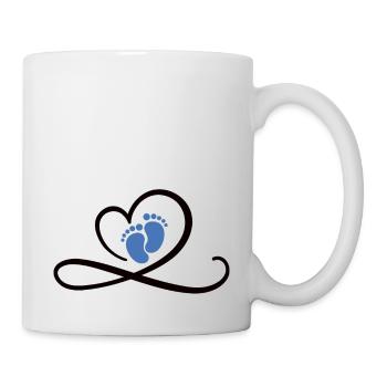 Grossesse Bébé Garçon - Mug blanc - blanc - Droite
