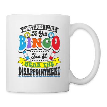 Gambling Bingo Fan Lottery Game Bingo - Mug - white - Right