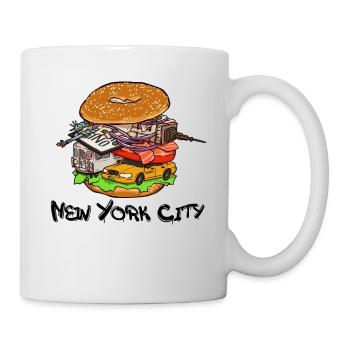 New York City Bagel with Everything NYC - Mug - white - Right