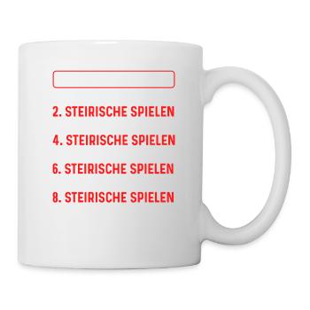 Der Perfekte Tag, Steirische Harmonika Quetschn - Tasse - Weiß - Rechts
