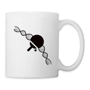Table tennis players Table tennis bats Table tennis - Mug - white - Right