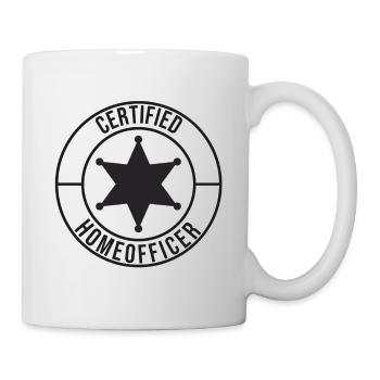 Certified Homeofficer Office Office Job Work - Mug - white - Right