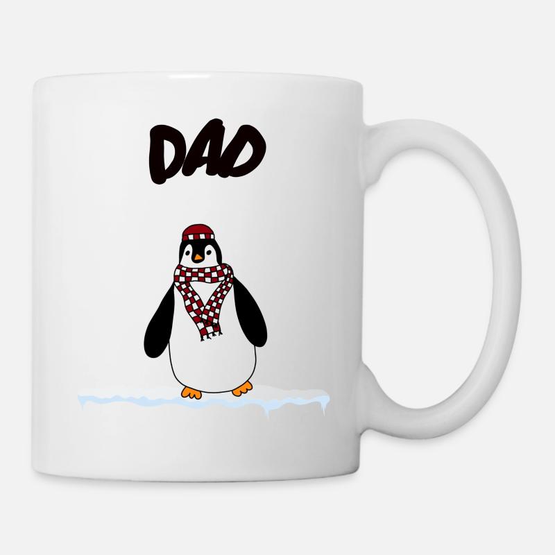 Papa Pingouin - Mug blanc - blanc