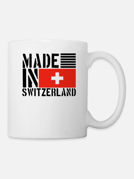 Suisse Swiss Funny Saying - Mug blanc - blanc
