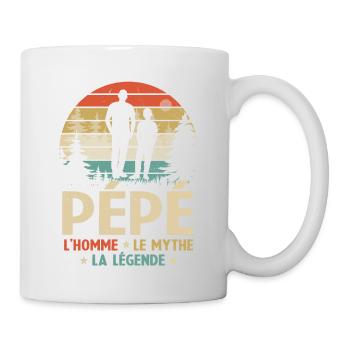 Pépé L'homme Le Mythe La Légende - Mug blanc - blanc - Droite
