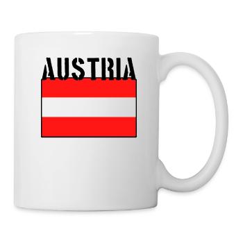 Austria Flag - Mug - white - Right