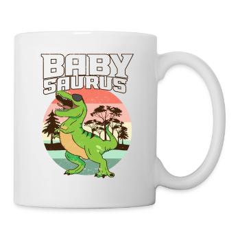 Saurus Family Matching I Tyrannosaurus T-Rex I - Mug - white - Right