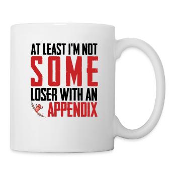 Appendicitis Surviving Surgeon Lustiger - Mug - white - Right