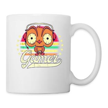 Vintage Gaming Videospiele Zocker Retro Zocken - Tasse - Weiß - Rechts