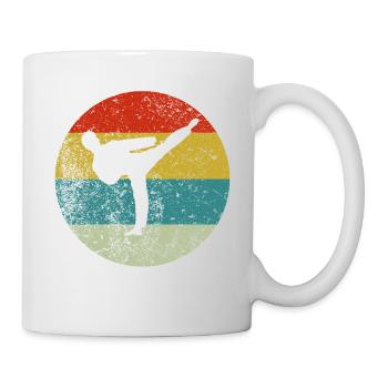 Taekwondo - Tasse - Weiß - Rechts