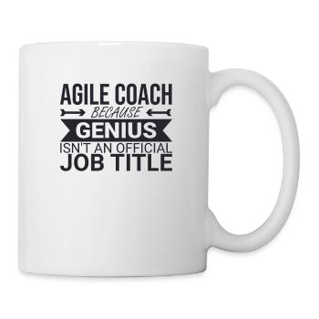 « Agile Coach Genius | Agile » - Mug blanc - blanc - Droite